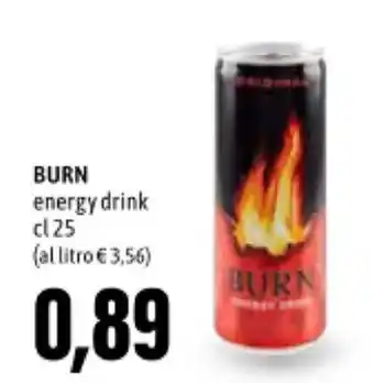 BURN energy drink cl 25