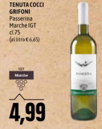 TENUTA COCCI GRIFONI Passerina Marche IGT cl 75