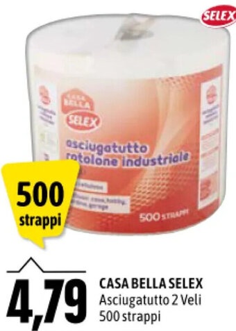 Madis CASA BELLA SELEX Asciugatutto 2 Veli 500 strappi offerta