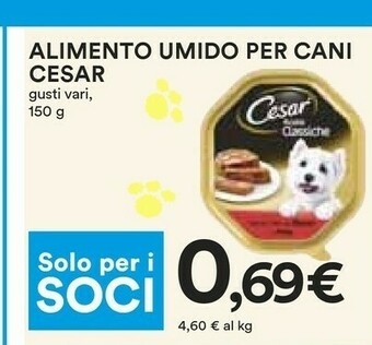 Coop Cesar Alimento Umido Per Cani offerta