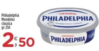 Crai Philadelphia Mondelez classica gr 250 offerta