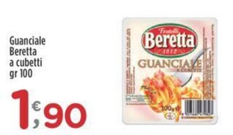 Crai Guanciale Beretta a cubetti gr 100 offerta