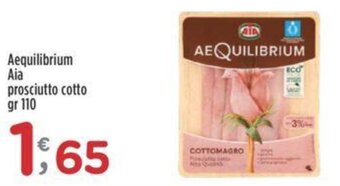 Crai Aequilibrium Aia prosciutto cotto gr 110 offerta