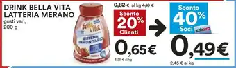Coop Merano Bella Vita Pesca 200 G(ml) offerta