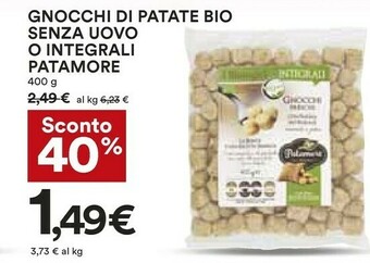 Coop Patamore Gnocchi Freschi Bio 400 G(ml) offerta