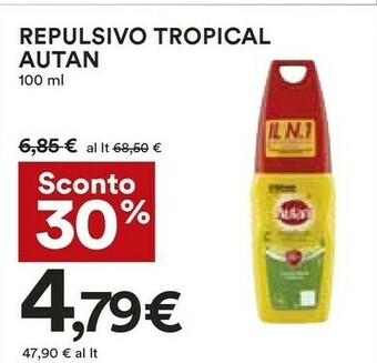 Coop Autan Repulsivo Tropical offerta