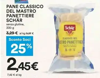 Coop Schar Pane Classico Del Mastro Panettiere offerta