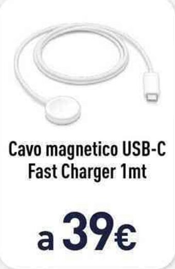 Cavo magnetico USB-C Fast Charger 1mt