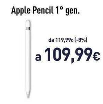 Unieuro Apple Pencil 1° gen. offerta