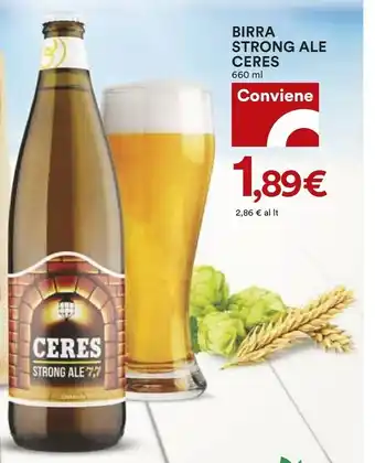 Coop Ceres Birra Stong Ale offerta