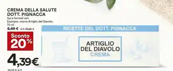 Coop Artiglio Pignacca Crema Della Salute Dott offerta