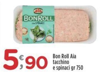 Crai Bon Roll Aia tacchino e spinaci gr 750 offerta