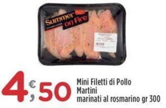 Crai Mini Filetti di Pollo Martini marinati al rosmarino gr 300 offerta