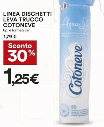 Coop Cotoneve Linea Dischetti Leva Trucco offerta