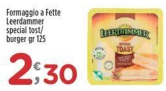 Crai Formaggio a Fette Leerdammer special tost/ burger gr 125 offerta