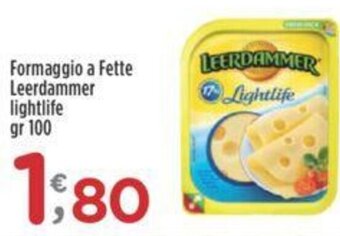 Crai Formaggio a Fette Leerdammer lightlife gr 100 offerta