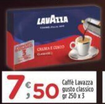 Crai Caffè Lavazza gusto classico gr 250 x 3 offerta
