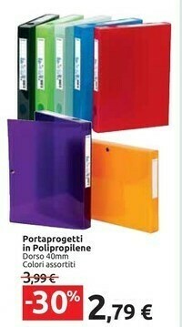 Carrefour Market Portaprogetti In Polipropilene offerta