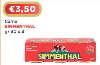 Crai Carne SIMMENTHAL gr 90 x 3 offerta
