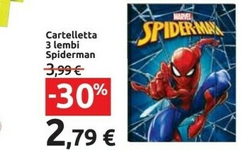 Carrefour Market Cartelletta 3 Lembi Spiderman offerta