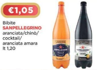 Crai Bibite SANPELLEGRINO aranciata/chino/ cocktail/ aranciata amara It 1,20 offerta