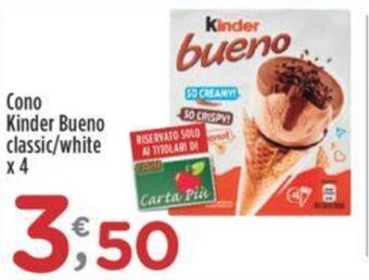 Cono Kinder Bueno classic/white x 4