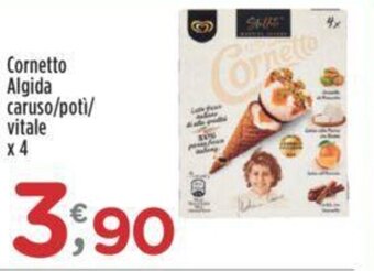 Crai Cornetto Algida caruso/poti/ vitale x 4 offerta