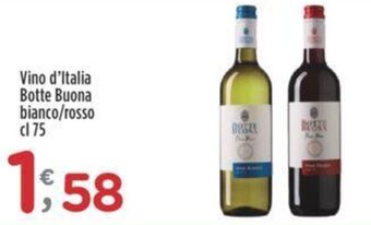 Crai Vino d'Italia Botte Buona bianco/rosso cl 75 offerta