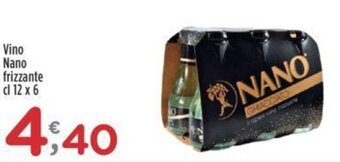 Crai Vino Nano frizzante cl 12 x 6 offerta