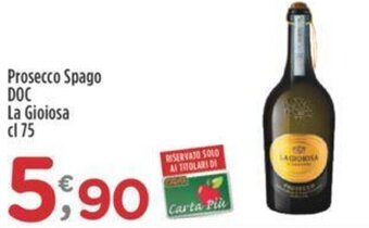 Prosecco Spago DOC La Gioiosa cl 75