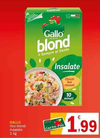 Crai GALLO riso blond insalate 1 kg offerta