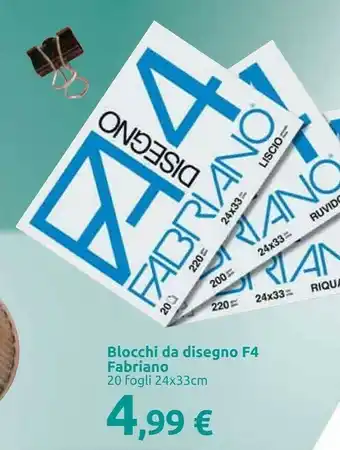 Carrefour Market Fabriano Blocchi Da Disegno F4 offerta