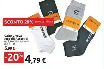 Carrefour Givova Calze offerta