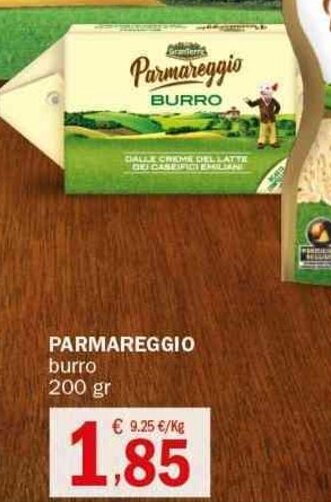 Crai PARMAREGGIO BURRO 200 gr offerta