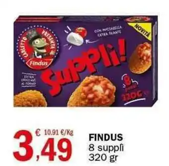FINDUS 8 supplì 320 gr