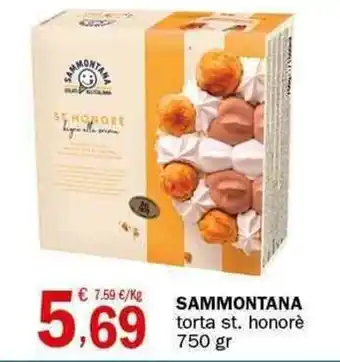 SAMMONTANA torta st. honorè 750 gr