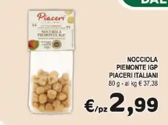 Crai NOCCIOLA PIEMONTE IGP PIACERI ITALIANI 80 g offerta