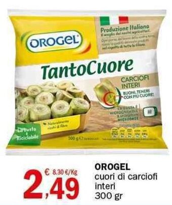 Crai OROGEL cuori di carciofi interi 300 gr offerta