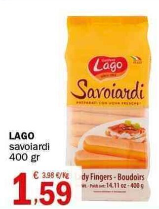 LAGO savoiardi 400 gr