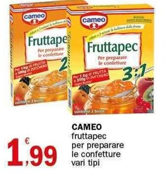 Crai CAMEO fruttapec per preparare le confetture vari tipi offerta
