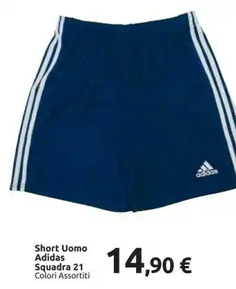 Carrefour Short Uomo Adidas Squadra 21 offerta