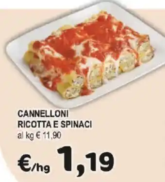 Crai CANNELLONI RICOTTA E SPINACI offerta