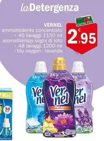 Crai VERNEL ammorbidente concentrato 46 lavaggi 1150 ml offerta