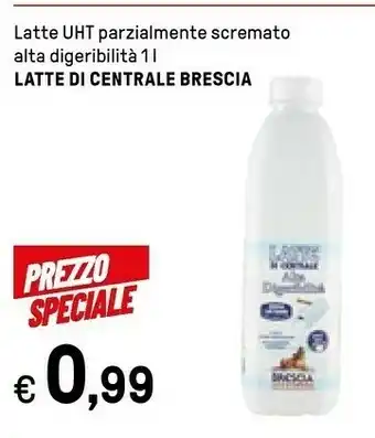 Iper La Grande Brescia Latte Di Centrale - Latte Di Centrale Parzialmente Scremato UHT 1000 G(ml) offerta
