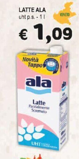 Crai LATTE ALA uht p.s. - 1 l offerta