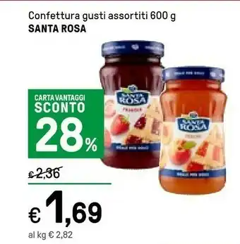 Iper La Grande Santa Rosa - Confettura Di Pesche 600 G(ml) offerta