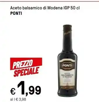 Iper La Grande Ponti Aceto Balsamico Di Modena offerta
