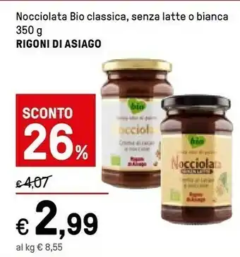 Iper La Grande Rigoni Di Asiago - Nocciolata 350 G(ml) offerta