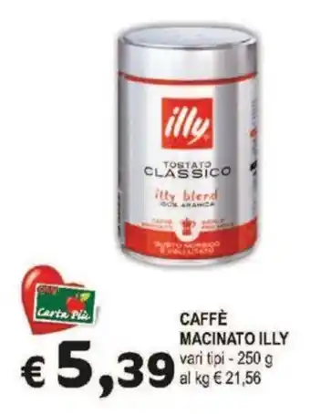 Crai CAFFÈ MACINATO ILLY vari tipi - 250 g offerta