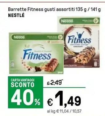 Iper La Grande Nestlè Barrette Fitness Frutta/ Cioccolato offerta